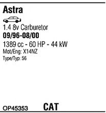 FONOS OP45353 Exhaust System